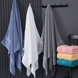 Solid Color Cotton Hotel Towel – 80x160cm